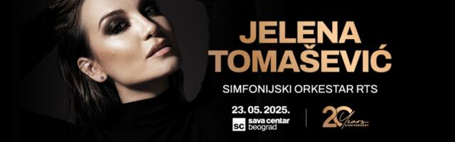 Jelena Tomašević 23. maja u Sava Centru – 20 godina uspešne karijere