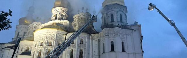 Gori jedan od najlepših pravoslavnih manastira na svetu! Putinove snage pogodile Kijevsko-pečersku lavru (VIDEO)