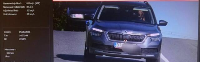 Pas za volanom Škode u Slovačkoj vozio deset kilometara na čas brže od dozvoljenog
