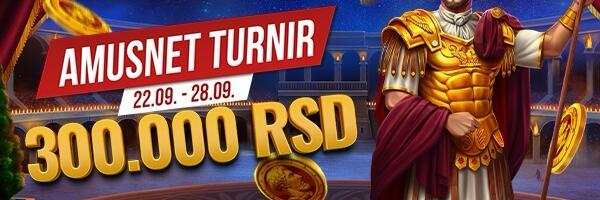 AMUSNET TURNIR DONOSI BORBU ZA 300.000 DINARA