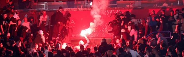 (VIDEO) Sukob navijača Zvezde i policije u Areni