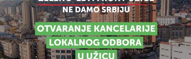 Zeleno-levi front otvara kancelariju lokalnog odbora u Užicu