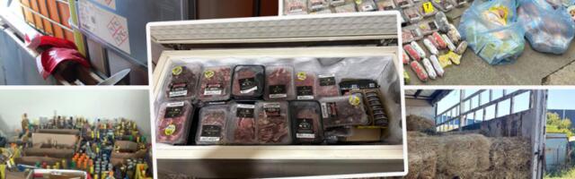 EVO ŠTA JE SVE ZAPLENJENO U BORBI PROTIV SIVE EKONOMIJE! Pronađeni duvan, meso, alkohol, krivična prijava protiv 104 OSOBE! (FOTO)