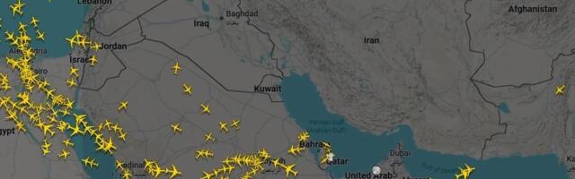 PRAZNO NEBO NAD BLISKIM ISTOKOM: Vazdušni prostor iznad Irana PUST, nema komercijalnih letova (FOTO)