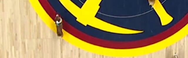 Luda pauza na meču Nikole Jokića: Psi se trkali na parketu Denvera, publika oduševljeno navijala!