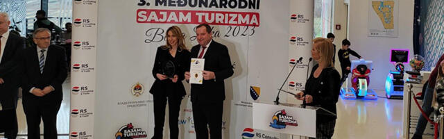 Priznanje za Turističku organizaciju regije Zapadna Srbija