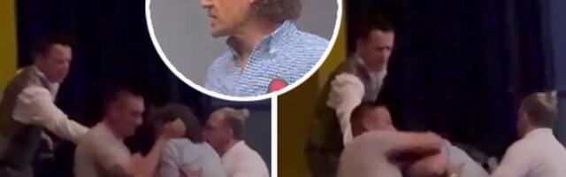 UZ BATINAŠA BIO I ON! Privrednik iz Šapca među nasilnicima koji su udarali novinara u Frankfurtu!
