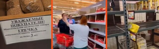 Panična kupovina na okupiranom Krimu usled transportne krize i nestašice goriva