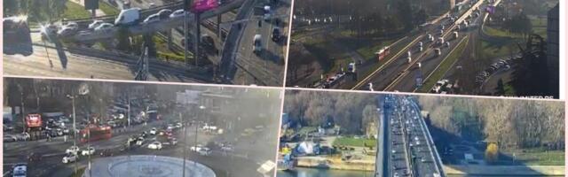 NA GAZELI SVE TEČE, NA AUTO-PUTU KAO PODMAZANO! Na Brankovom nema gužve, jedino na Autokomandi ide malo sporije! Beograđani izgleda već krenuli na praznike FOTO