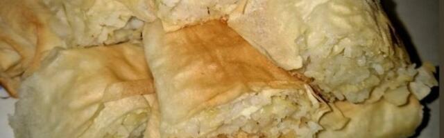 Pita sa pirinčem i prazilukom: Savršena za dane posta, a pravi se brzo i lako (FOTO)