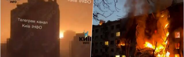 KIJEV BUKVALNO CEO GORI, ŽESTOKA OSVETA PUTINA ZA LUGANSK! Padaju BALISTIČKE rakete "Orešnik", Izveden jedan od NAJSNAŽNIJIH UDARA, ima MRTVIH i ranjenih!