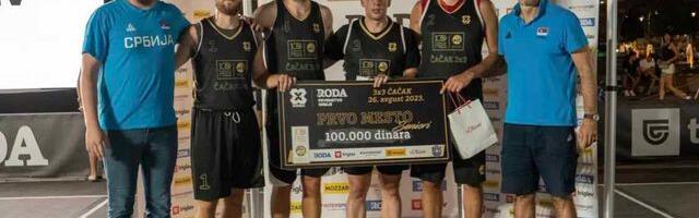 Aleksandar Bjelić: Čačak 3×3 najbolje plasirana ekipa u regularnom delu basket sezone