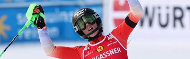 Rast pobednica slaloma u Kranjskoj Gori