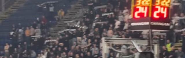 Nikad PRAZNIJE tribine na utakmici Partizana u EL: Evo kako izgleda "Pionir" (VIDEO)