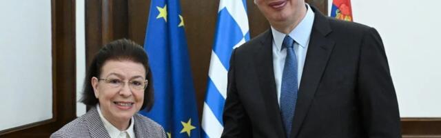 Vučić sa Mendoni: Ovo su bile teme sastanka sa grčkom ministarkom