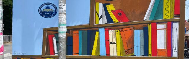 Mural studenta UNINP-a ukrasio zid Gradske ulice u Novom Pazaru