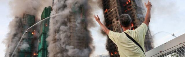 (FOTO/VIDEO) Nema kraja paklu! Broj žrtava raste - Više od 75 ljudi mrtvo, broj povređenih porastao na 300 - Požar progutao sve pred sobom