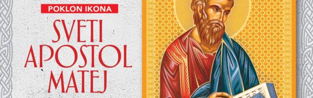 POSEBAN POKLON UZ KURIR U SUBOTU, 29. NOVEMBRA: IKONA SVETOG APOSTOLA MATEJA ZA DUHOVNU SNAGU VAŠEG DOMA!