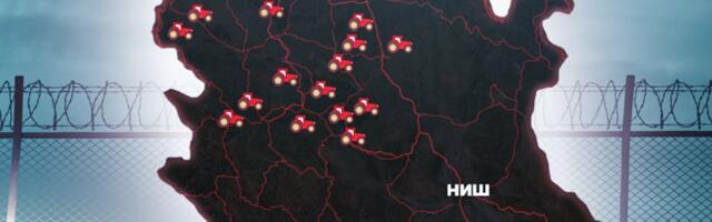 Poljoprivrednici najavili za sutra blokadu skoro cele Srbije, bez juga
