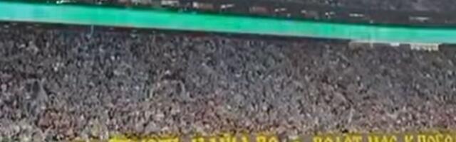 Navijači Spartaka i Zenita se ujedinili i tokom derbija pevali "Kosovo - Srbija"