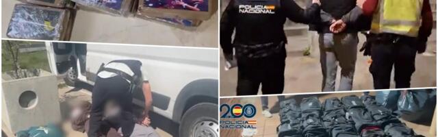 SRBI POHAPŠENI U ŠPANIJI, POLICIJA OBJAVILA SNIMAK! Razbijen opasan klan, plen vredan 130 miliona evra (VIDEO)