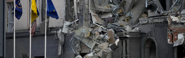 Bombardovan hotel u Kijevu: Čestitka za Novu godinu