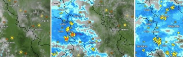Nevreme hrli ka Srbiji - sprema se potop: I Beograd na udaru pljuskova i grmljavine - ovako će se kretati (MAPA)