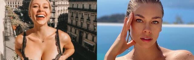 Bez cenzure! Toples slika bivše devojke igrača Zvezde, ruka nije bila dovoljna da sakrije grudi /VIDEO/