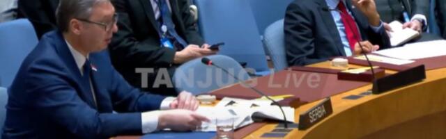 "ČLANSTVOM SE KURTI BI BIO NAGRAĐEN" Vučić u SB UN: To bi bio konačni i fatalni udarac Međunarodnom pravu