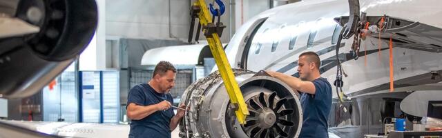 Prince Aviation za pet dana zamenio osam Pratt & Whitney motora na četiri Cessna Citation XLS+