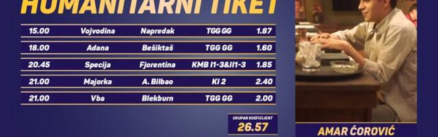Humanitarni tiket u podne: Amar Ćorović tipuje za lečenje Merjem Nikšić, Lane Stefanović i Nikoline Gvozdenović