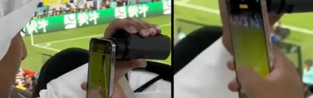 Ovaj čovek odnosi pobedu na tribinama u Kataru