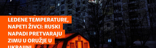 Ledene temperature, napeti živci: Ruski napadi pretvaraju zimu u oružje u Ukrajini