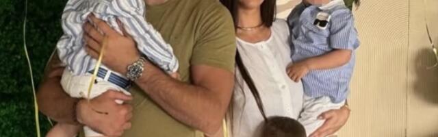 BRAĆA U ISTOM STAJLINGU, USKLAĐENI OD GLAVE DO PETE: Fotka sa rođendana malog Isaija sve oduševila, Cecina snajka u opuštenom izdanju