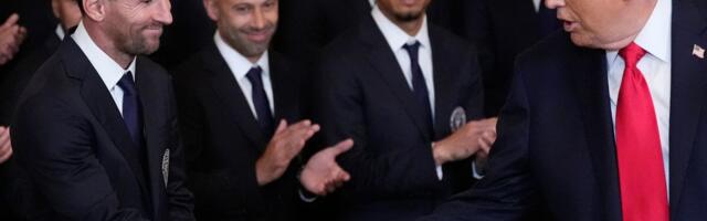 Donald Tramp dočekao Lionela Mesija u Beloj Kući