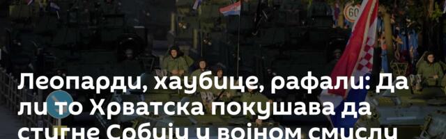 Леопарди, хаубице, рафали: Да ли то Хрватска покушава да стигне Србију у војном смислу