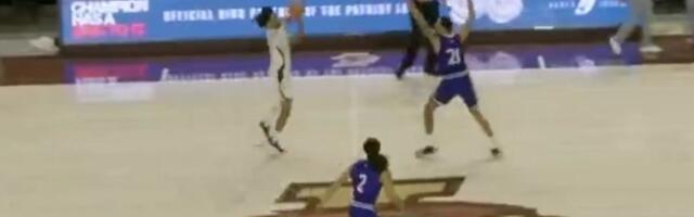 Amerikanci imaju svog Kecmana: Pogledajte neverovatan koš za pobedu sa više od pola terena i šou na tribinama