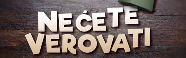 „Нећете веровати” у самом врху најгледанијих формата на националном нивоу, ево на ком  је месту