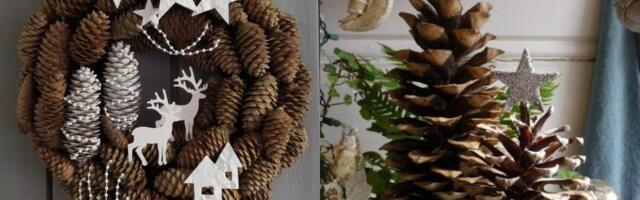 Novogodišnji ukrasi od šišarki