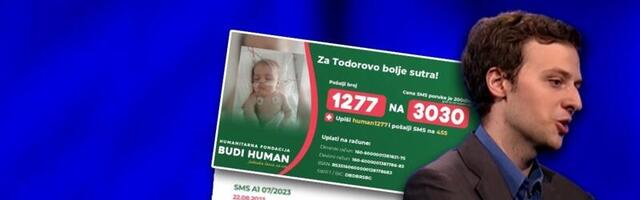 Heroj "Potere" ispunio obećanje! Malom Todoru uplatio sve što je osvojio (FOTO)