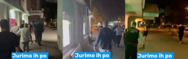 Novosađani jurili SNS batinaše po ulici (VIDEO)