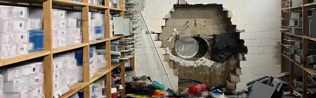 IZBUŠILI ZID TREZORA, OBILI SEFOVE I NESTALI S PLENOM! Pljačka kao s platna, čak su i policajci priznali: Lopovi su znali TAČNO šta rade! (FOTO)