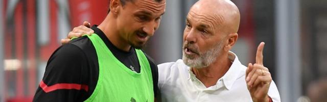 Milanov trener Pioli: Ne pričam mnogo u svlačionici otkako je Ibra došao