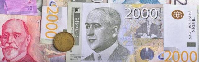 Srednji kurs iznosiće u ponedeljak 117,17 dinara za evro