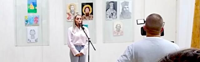 Otvorena izložba likovnih radova sa Svetosavskog konkursa