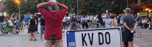Počela protestna biciklijada u Kraljevu