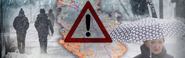 RHMZ UPOZORAVA! Zaboravite na proleće i sunce; Stižeolujni vetar, pa naglo zahlađenje i sneg u Srbiji! (DETALJNA PROGNOZA)