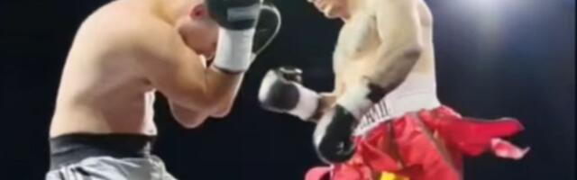 Ovako je Dušan Džakić pobedio na svom debiju u boksu: Jedan udarac, protivnik odmah pao i ostao dole...