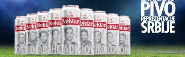 Lansirana limited edicija limenki Nektar piva: Posvećena je fudbalskoj reprezentacije Srbije