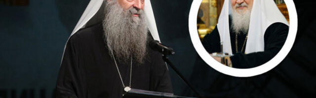 PATRIJARH PORFIRIJE ČESTITAO PATRIJARHU KIRILU: Bratska poruka iz Beograda